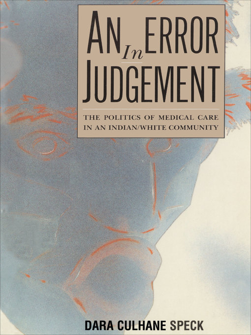 Title details for An Error in Judgement by Dara Culhane - Available